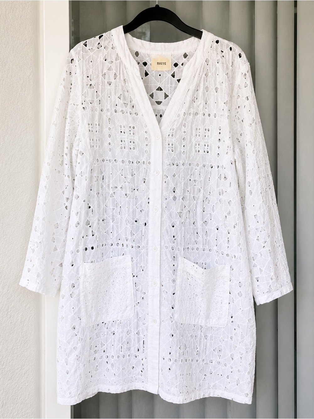 White Maeve Shirt Dress or Beach Cover Up